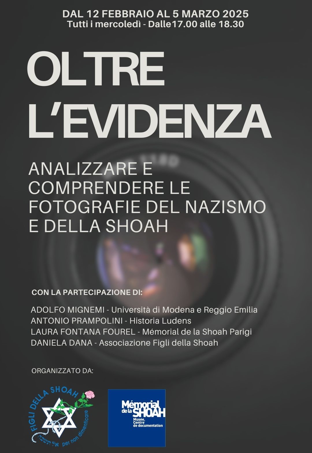 Corso di formazione online: "Oltre l'evidenza.  Analizzare e comprendere le fotografie del nazismo e della Shoah".